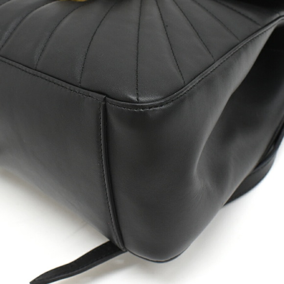 Gucci | Bags | Gucci Bee Hachi Leather Queen Margaret Bamboo Backpack ...
